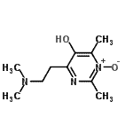 CAS#: 344883-89-2， 4-[2-(Dimethylamino)Ethyl]-2,6-Dimethyl-5-Pyrimidinol 1-Oxide