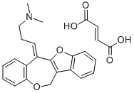 CAS#: 34522-46-8， 3-Benzofuro(3,2-c)(1)Benzoxepin-6(12H)-Ylidene-N,N-Dimethyl-1-Propanamine (E)-2-Butenedioate (1:1)