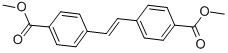 structure of CAS# 34541-73-6, Dimethyl trans-Stilbene-4,4'-Dicarboxylate;Trans-Stilbene-Dicarboxylic Acid-( 4,4')-Dimethyl Ester;TRANS-STILBENE-4,4'-DICARBOXYLIC ACID DIMETHYL ESTER;Dimethyl Trans-Stilbene-4,4'-Dicarboxylate, 98+%