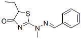 CAS#: 34547-33-6， 5-Ethyl-2-[Methyl-(Phenylmethylideneamino)Amino]-1,3-Thiazol-4-One