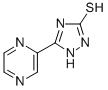 CAS#: 3458-03-5， 5-Pyrazin-2-Yl-1,2-Dihydro-1,2,4-Triazole-3-Thione