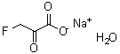 结构式 CAS# 345909-33-3, 3-氟丙酮酸钠盐单水合物