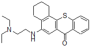 CAS 登录号：34667-52-2， 5-(2-二乙基氨基乙胺)-1,2,3,4-四氢苯并[c]噻吨-7-酮