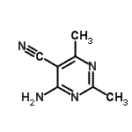 CAS#: 34684-87-2， 4-Amino-2,6-Dimethyl-5-Pyrimidinecarbonitrile