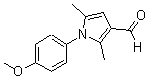 structure of CAS# 347331-30-0, 1-(4-Methoxyphenyl)-2,5-Dimethyl-1H-Pyrrole-3-Carbaldehyde;1-(4-Methoxy-phenyl)-2,5-dimethyl-1H-pyrrole-3-;1-(4-methoxyphenyl)-2,5-dimethyl-1H-pyrrole-3-; carbaldehyde;1-(4-Methoxy-phenyl)-2,5-dimethyl-1H-pyrrole-3-carbaldehyde
