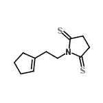 CAS 登录号：347380-73-8， 1-[2-(1-环戊烯-1-基)乙基]-2,5-吡咯烷二硫酮