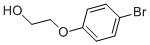 structure of CAS# 34743-88-9, 2-(4-Bromophenoxy)Ethanol;.Beta.-(P-Bromophenoxy)Ethanol;Ethanol, 2-(4-Bromophenoxy)-;198765_Aldrich