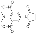 结构式 CAS# 3475-74-9, N-(4-二甲基氨基-3,5-二硝基苯基)马来酰亚胺