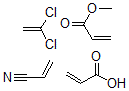 CAS#: 34755-29-8， 2-Propenoic acid, polymer with 1,1-dichloroethene, methyl 2-propenoate and 2-propenenitrile