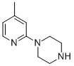 结构式 CAS# 34803-67-3, 1-(4-甲基-吡啶-2-基)-哌嗪
