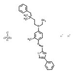 CAS#: 34828-19-8， N-Benzyl-2-(Ethyl{3-Methyl-4-[(3-Phenyl-1,2,4-Thiadiazol-5-Yl)Diazenyl]Phenyl}Amino)-N,N-Dimethylethanaminium Hydrogen Phosphate (1:2:1)