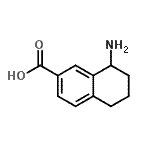 CAS#: 349101-96-8， 8-Amino-5,6,7,8-Tetrahydro-2-Naphthalenecarboxylic Acid