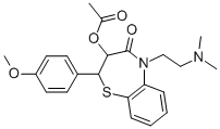 CAS#: 34933-06-7， [5-(2-Dimethylaminoethyl)-2-(4-Methoxyphenyl)-4-Oxo-2,3-Dihydro-1,5-Benzothiazepin-3-Yl] Acetate