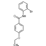 结构式 CAS# 349619-26-7, N-(2-溴苯基)-4-乙水杨胺