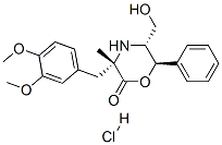 CAS#: 35019-35-3， [3S-(3alpha,5beta,6alpha)]-3-[(3,4-Dimethoxyphenyl)Methyl]-5-(Hydroxymethyl)-3-Methyl-6-Phenyl-2-Morpholinone Hydrochloride