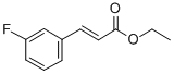 structure of CAS# 351-46-2, Ethyl 3-(3-fluorophenyl)acrylate;ETHYL 3?FLUOROCINNAMATE