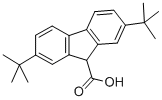 structure of CAS# 351003-13-9, 2,7-Di-Tert-Butylfluorene-9-Carboxylic Acid