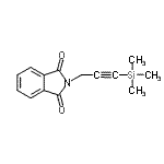 结构式 CAS# 351029-12-4, 2-[3-(三甲基硅烷基)-2-丙炔-1-基]-1H-异吲哚-1,3(2H)-二酮