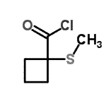 CAS#: 35120-21-9， 1-(Methylsulfanyl)Cyclobutanecarbonyl Chloride
