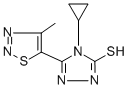 CAS#: 352018-98-5， 4-Cyclopropyl-5-(4-Methyl-1,2,3-Thiadiazol-5-Yl)-4H-1,2,4-Triazole-3-Thiol