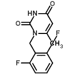 CAS#: 352303-65-2， 1-(2,6-Difluorobenzyl)-6-Methyl-2,4(1H,3H)-Pyrimidinedione
