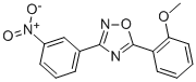 structure of CAS# 352341-25-4, 5-(2-Methoxyphenyl)-3-(3-Nitrophenyl)-1,2,4-Oxadiazole
