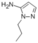 structure of CAS# 3524-15-0, 2-Propyl-2H-Pyrazol-3-Ylamine;1-Propyl-1H-Pyrazol-5-Amine(SALTDATA: FREE);2-PROPYL-2H-PYRAZOL-3-YLAMINE;VITAS-BB TBB009323