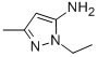 structure of CAS# 3524-33-2, 1-Ethyl-3-Methyl-1H-Pyrazol-5-Amine;2-Ethyl-5-Methyl-Pyrazol-3-Amine;2-Ethyl-5-Methyl-3-Pyrazolamine;(2-Ethyl-5-Methyl-Pyrazol-3-Yl)Amine
