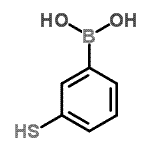 structure of CAS# 352526-01-3, (3-Sulfanylphenyl)Boronic Acid;(3-mercaptophenyl)boronic acid;(3-Sulfanylphenyl)boronic acid;3-Boronothiophenol
