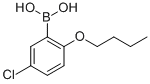 structure of CAS# 352534-88-4, 2-Butoxy-5-Chlorophenylboronic Acid
