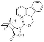 structure of CAS# 352707-75-6, Fmoc-3-Exo-Aminobicyclo[2.2.1]Heptane-2-Exo-Carboxylic Acid;3-(EXO-9-FLUORENYLMETHOXYCARBONYLAMINO)BICYCLO[2.2.1]HEPTANE-2-EXO-CARBOXYLIC ACID;3-Exo-Aminobicyclo[2.2.1]Heptane-2-Exo-Carboxylic Acid, N-FMOC Protected;FMOC-3-EXO-AMINOBICYCLO[2.2.1]HEPTANE-2-EXO-CARBOXYLIC ACID