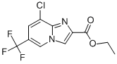 结构式 CAS# 353258-31-8, 8-氯-6-(三氟甲基)咪唑并[1,2-a]吡啶-2-羧酸乙酯