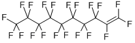 structure of CAS# 35328-43-9, Perfluorodecene-1;Perfluorodecene
