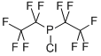 structure of CAS# 35449-89-9, Chloro(Bis-Pentafluoroethyl)Phosphine;Chlorobis(Pentafluoroethyl)Phosphine 97%;Chlorobis(Pentafluoroethyl)Phosphine97%;CHLORO(BIS-PENTAFLUOROETHYL)PHOSPHINE