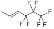 structure of CAS# 355-95-3, 4,4,5,6,6,6-Heptafluoro-2-Hexene;4,4,5,6,6,6-HEPTAFLUORO-2-HEXENE 97%;4,4,5,5,6,6,6-HEPTAFLUOROHEX-2-ENE;4,4,5,5,6,6,6-HEPTAFLUORO-2-HEXENE
