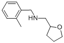 structure of CAS# 356531-12-9, (2-Methyl-Benzyl)-(Tetrahydro-Furan-2-Ylmethyl)-Amine;(2-Methylbenzyl)(Tetrahydrofuran-2-Ylmethyl)Amine(SALTDATA: Hcl);N-(2-METHYLBENZYL)-N-(TETRAHYDROFURAN-2-YLMETHYL)AMINE;(2-METHYL-BENZYL)-(TETRAHYDRO-FURAN-2-YLMETHYL)-AMINE