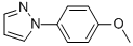 structure of CAS# 35715-67-4, 1-(4-Methoxy-Phenyl)-1H-Pyrazole;1-(4-Methoxyphenyl)-1H-Pyrazole 98%;1-(4-METHOXY-PHENYL)-1H-PYRAZOLE
