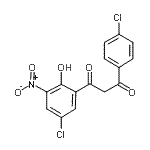 CAS#: 357166-57-5， 1-(5-Chloro-2-Hydroxy-3-Nitrophenyl)-3-(4-Chlorophenyl)-1,3-Propanedione