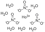 structure of CAS# 35725-31-6, Holmium Trinitrate Hexahydrate;Holmium(Iii) Nitrate, Hexahydrate (1:3:6);Nitric Acid, Holmium(3+) Salt, Hexahydrate