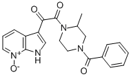CAS#: 357262-90-9， 4-Benzoyl-2-Methyl-1-[(7-Oxido-1H-Pyrrolo[2,3-b] Pyridin-3-Yl)Oxoacetyl]-Piperazine
