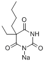 CAS#: 35763-44-1， Sodium 5-Butyl-5-Ethylbarbiturate