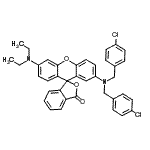 CAS#: 35783-51-8， 2'-[Bis(4-Chlorobenzyl)Amino]-6'-(Diethylamino)-3H-Spiro[2-Benzofuran-1,9'-Xanthen]-3-One