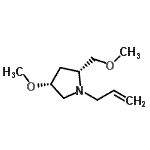 CAS#: 357945-64-3， (2R,4R)-1-Allyl-4-Methoxy-2-(Methoxymethyl)Pyrrolidine