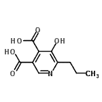 CAS#: 35805-94-8， 5-Hydroxy-6-Propyl-3,4-Pyridinedicarboxylic Acid