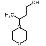 structure of CAS# 35806-22-5, 3-(4-Morpholinyl)-1-Butanol;3-(4-morpholinyl)-1-butanol;3-Morpholin-4-ylbutan-1-ol;MFCD09864538
