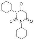 structure of CAS# 35824-91-0, 1,3-Dicyclohexylbarbituric Acid;1,3-Dicyclohexylhexahydropyrimidine-2,4,6-Trione;1,3-Dicyclohexylbarbituric Acid;1,3-Dicyclohexylpyrimidine-2,4,6(1H,3H,5H)-Trione