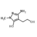 CAS#: 36162-81-9， 3-Amino-4-(2-Hydroxyethyl)-1-Methyl-1H-Pyrazol-5-Ol