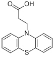 structure of CAS# 362-03-8, 10-Phenothiazinepropanoic acid