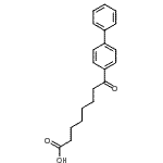 结构式 CAS# 362669-53-2, 8-(4-联苯基)-8-氧代辛酸