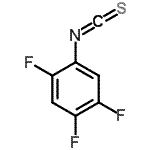 structure of CAS# 362690-53-7, 1,2,4-Trifluoro-5-Isothiocyanatobenzene;2,4,5-Trifluorophenyl isothiocyanate;2,4,5-Trifluorophenylisothiocyanate;BENZENE,1,2,4-TRIFLUORO-5-ISOTHIOCYANATO-